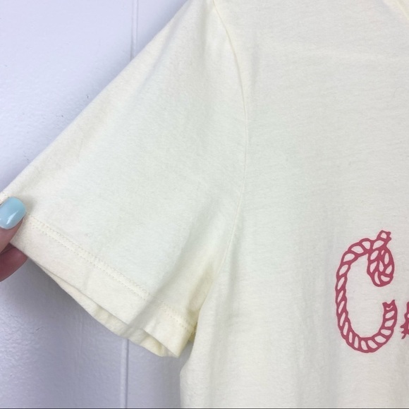 Forever 21 Light Yellow Calabasas Graphic T-shirt - Picture 3 of 5